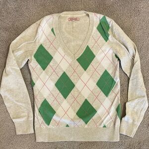 G.H. Bass & Co. Argyle Cotton Sweater